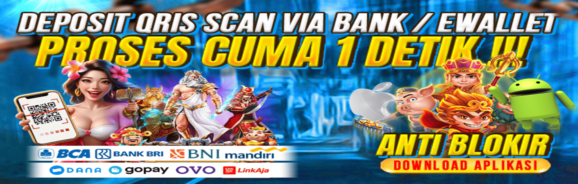 DEPOSIT QRIS SCAN VIA BANK / EWALLET